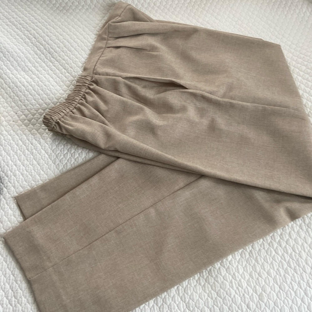 Stephanie Andrews, 3-pc Pant Set, Size-10, Tan